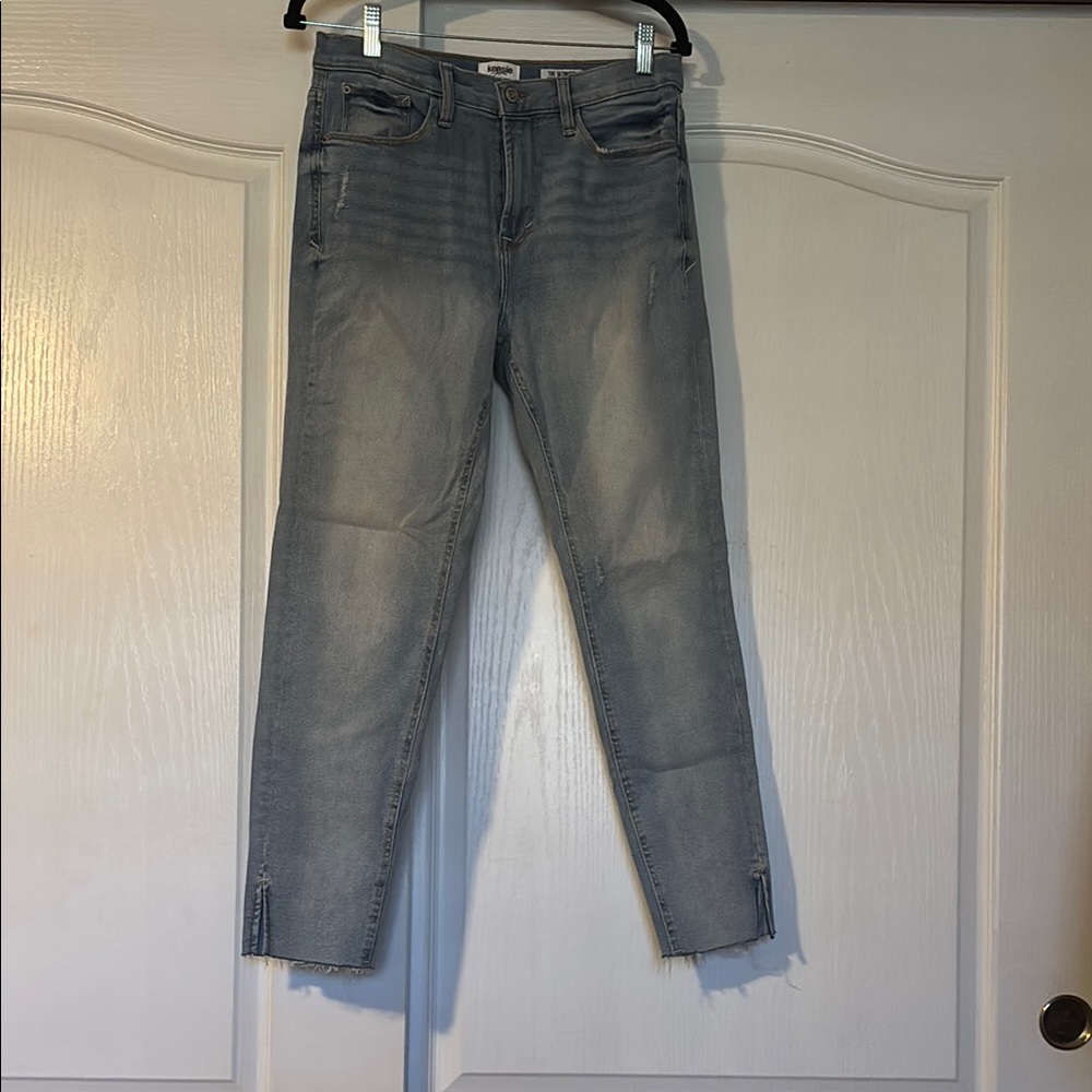 Kensie Blue Ankle Cropped Jeans: the ultimate high rise skinny